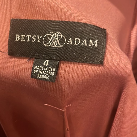 Betsy & Adam Velvet Cape Dress - Picture 5 of 5